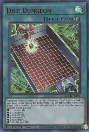 Dice Dungeon [BLCR-EN005] Ultra Rare - Yu-Gi-Oh! - Card Brawlers | Quebec | Canada |