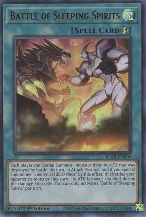 Battle of Sleeping Spirits [BLCR-EN009] Ultra Rare - Yu-Gi-Oh! - Card Brawlers | Quebec | Canada |