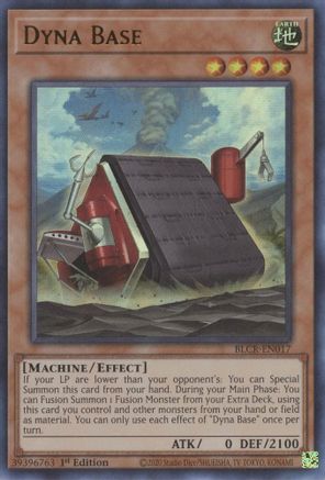 Dyna Base [BLCR-EN017] Ultra Rare - Yu-Gi-Oh! - Card Brawlers | Quebec | Canada |