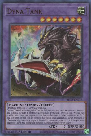 Dyna Tank [BLCR-EN018] Ultra Rare - Yu-Gi-Oh! - Card Brawlers | Quebec | Canada |
