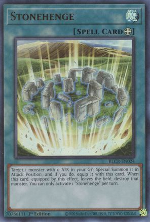 Stonehenge [BLCR-EN024] Ultra Rare - Yu-Gi-Oh! - Card Brawlers | Quebec | Canada |