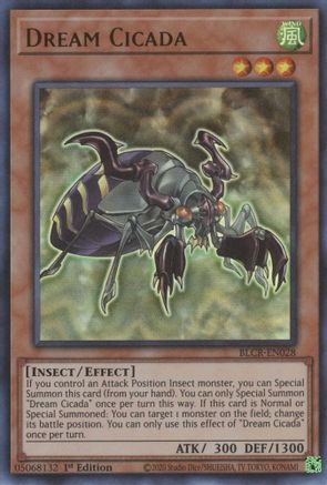 Dream Cicada [BLCR-EN028] Ultra Rare - Yu-Gi-Oh! - Card Brawlers | Quebec | Canada |