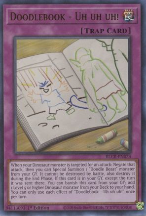 Doodlebook - Uh uh uh! [BLCR-EN034] Ultra Rare - Yu-Gi-Oh! - Card Brawlers | Quebec | Canada |