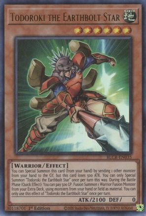 Todoroki the Earthbolt Star [BLCR-EN035] Ultra Rare - Yu-Gi-Oh! - Card Brawlers | Quebec | Canada |