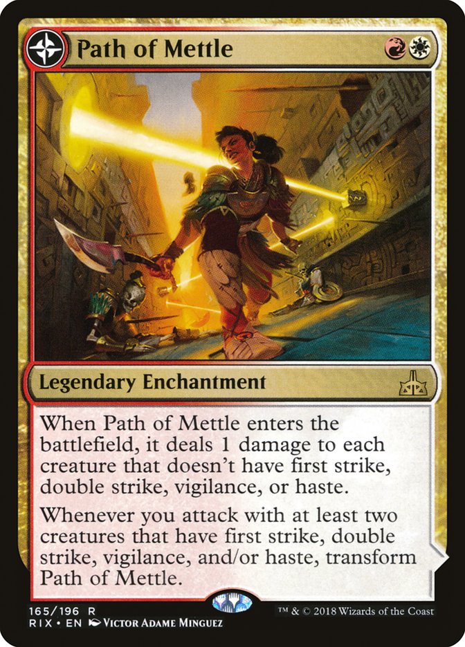 Path of Mettle // Metzali, Tower of Triumph [Rivals of Ixalan] - Magic: The Gathering - Card Brawlers | Quebec | Canada |