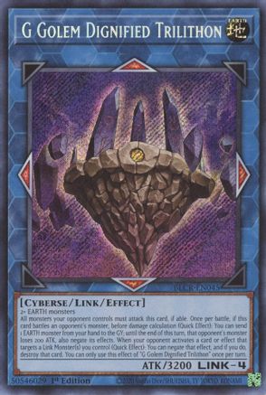 G Golem Dignified Trilithon [BLCR-EN045] Secret Rare - Yu-Gi-Oh! - Card Brawlers | Quebec | Canada |
