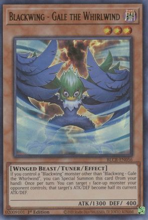 Blackwing - Gale the Whirlwind [BLCR-EN056] Ultra Rare - Yu-Gi-Oh! - Card Brawlers | Quebec | Canada |