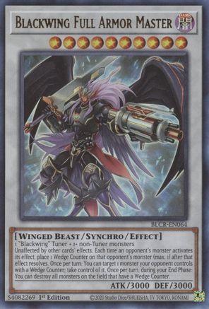 Blackwing Full Armor Master [BLCR-EN064] Ultra Rare - Yu-Gi-Oh! - Card Brawlers | Quebec | Canada |