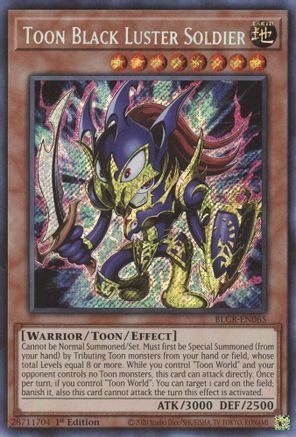 Toon Black Luster Soldier [BLCR-EN065] Secret Rare - Yu-Gi-Oh! - Card Brawlers | Quebec | Canada |