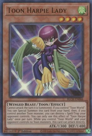 Toon Harpie Lady [BLCR-EN066] Ultra Rare - Yu-Gi-Oh! - Card Brawlers | Quebec | Canada |
