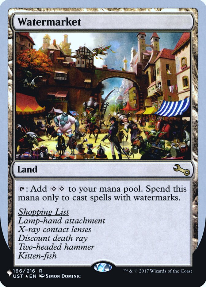 Watermarket (Unfinity Foil Edition) [The List] - Magic: The Gathering - Card Brawlers | Quebec | Canada |
