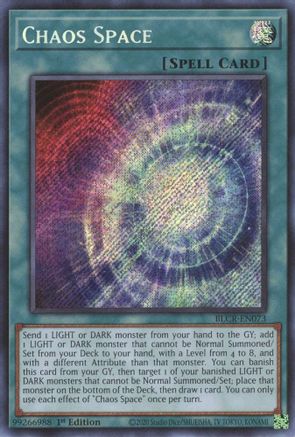 Chaos Space [BLCR-EN073] Secret Rare - Yu-Gi-Oh! - Card Brawlers | Quebec | Canada |