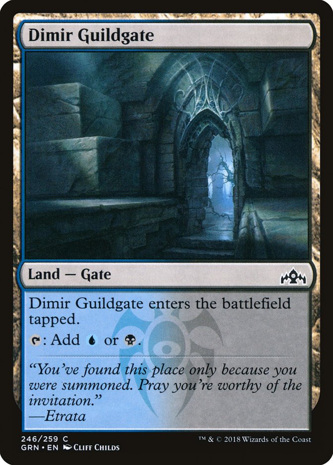 Dimir Guildgate (246/259) [Guilds of Ravnica] - Magic: The Gathering - Card Brawlers | Quebec | Canada |