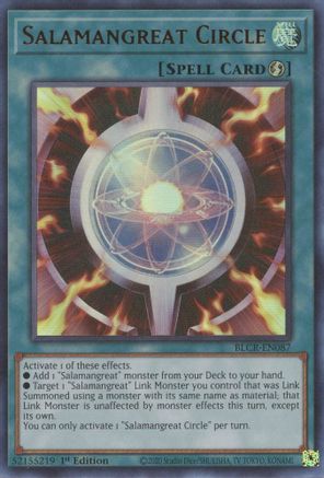 Salamangreat Circle [BLCR-EN087] Ultra Rare - Yu-Gi-Oh! - Card Brawlers | Quebec | Canada |