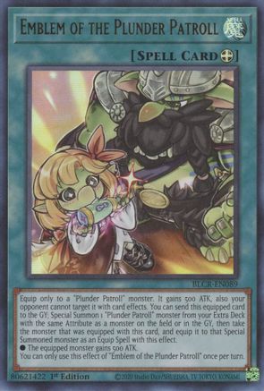 Emblem of the Plunder Patroll [BLCR-EN089] Ultra Rare - Yu-Gi-Oh! - Card Brawlers | Quebec | Canada |