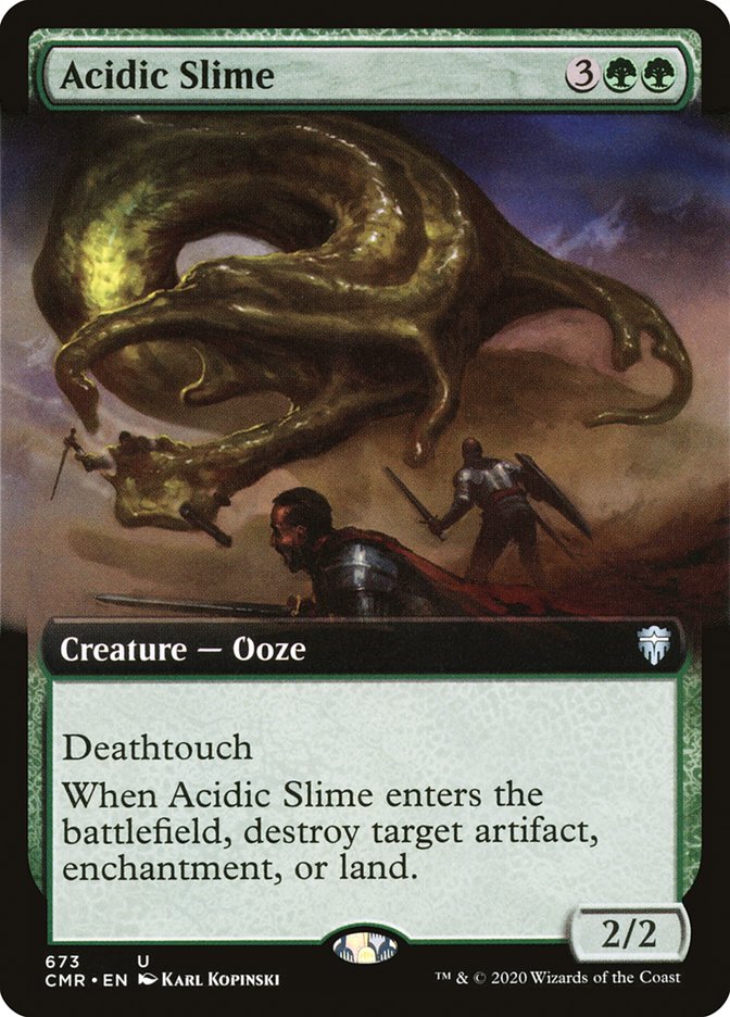 Acidic Slime (Extended Art) [Commander Legends] - Magic: The Gathering - Card Brawlers | Quebec | Canada |