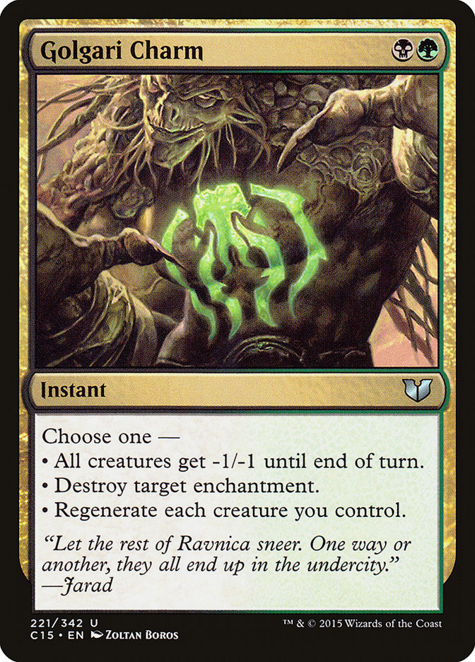 Golgari Charm [Commander 2015] - Magic: The Gathering - Card Brawlers | Quebec | Canada |