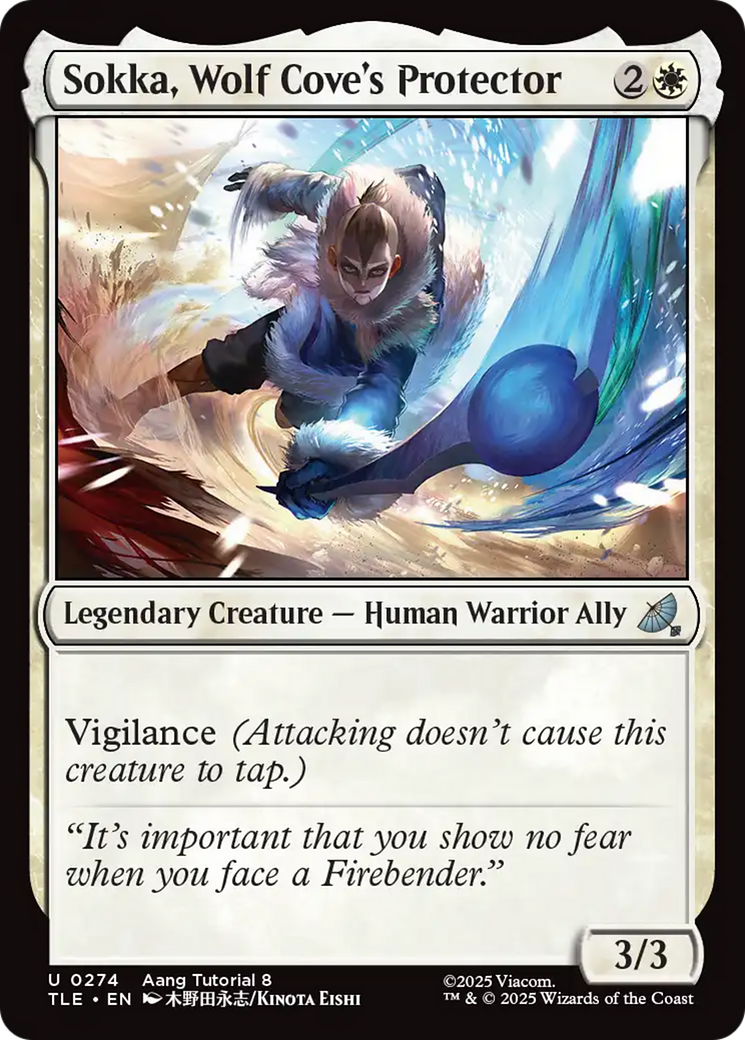 Sokka, Wolf Cove's Protector (0274) [Avatar: The Last Airbender: Eternal-Legal] - Magic: The Gathering - Card Brawlers | Quebec | Canada |