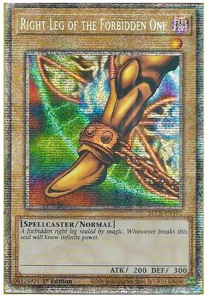 Right Leg of the Forbidden One [BLCR-EN102] Starlight Rare - Yu-Gi-Oh! - Card Brawlers | Quebec | Canada |