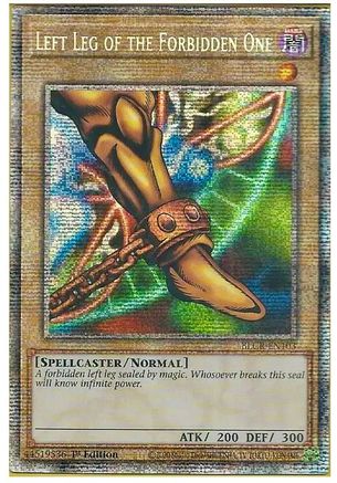Left Leg of the Forbidden One [BLCR-EN103] Starlight Rare - Yu-Gi-Oh! - Card Brawlers | Quebec | Canada |