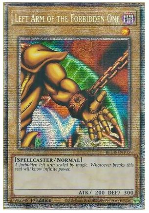 Left Arm of the Forbidden One [BLCR-EN105] Starlight Rare - Yu-Gi-Oh! - Card Brawlers | Quebec | Canada |