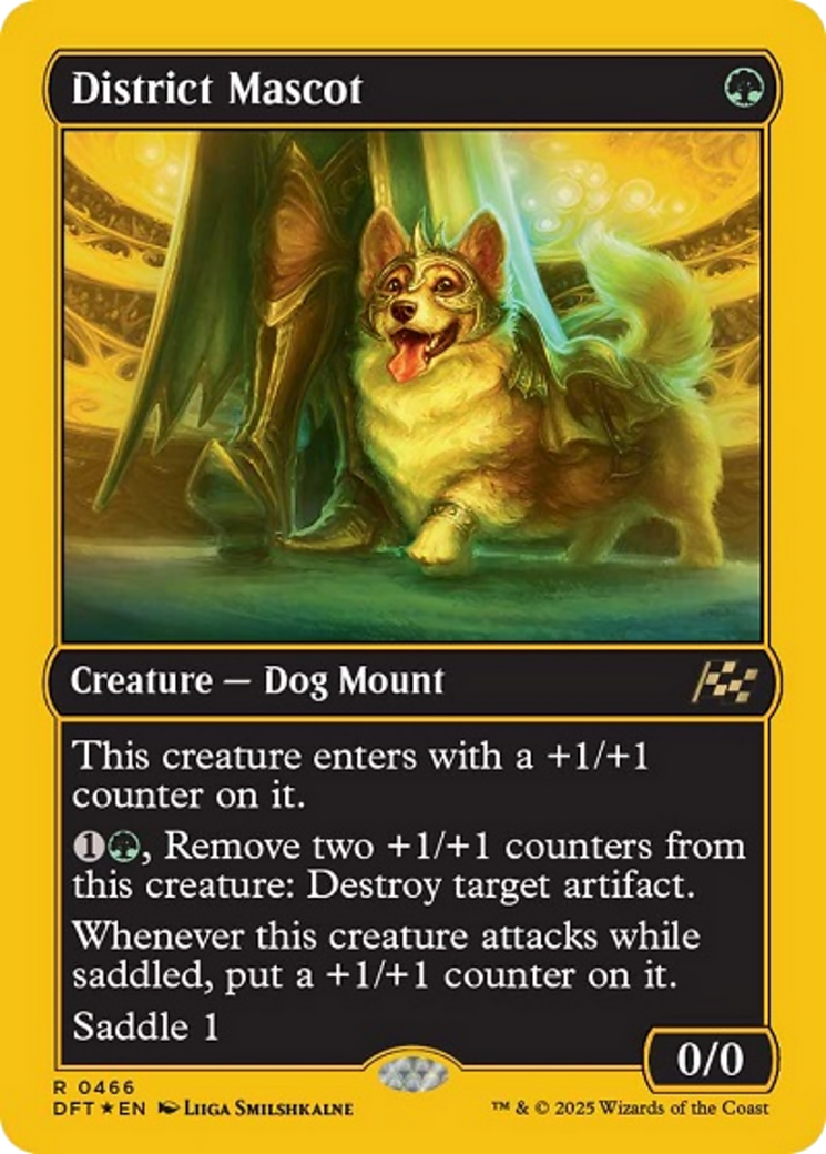 District Mascot (First-Place Foil) [Aetherdrift] - Magic: The Gathering - Card Brawlers | Quebec | Canada |