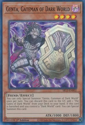 Genta, Gateman of Dark World [SR13-EN002] Super Rare - Yu-Gi-Oh! - Card Brawlers | Quebec | Canada |