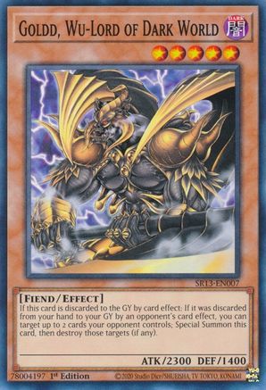Goldd, Wu-Lord of Dark World [SR13-EN007] Common - Yu-Gi-Oh! - Card Brawlers | Quebec | Canada |