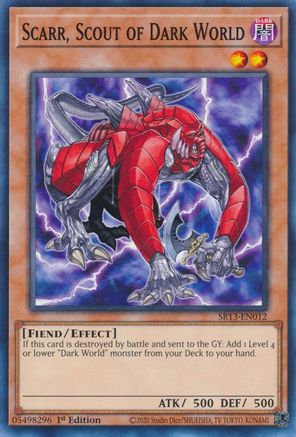 Scarr, Scout of Dark World [SR13-EN012] Common - Yu-Gi-Oh! - Card Brawlers | Quebec | Canada |