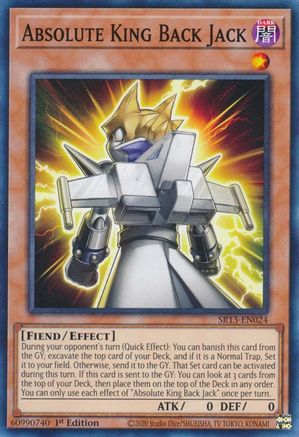 Absolute King Back Jack [SR13-EN024] Common - Yu-Gi-Oh! - Card Brawlers | Quebec | Canada |