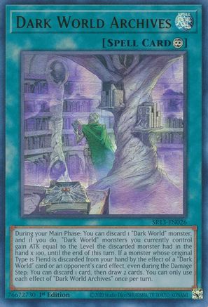 Dark World Archives [SR13-EN026] Ultra Rare - Yu-Gi-Oh! - Card Brawlers | Quebec | Canada |
