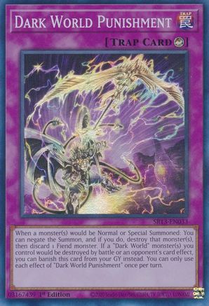 Dark World Punishment [SR13-EN033] Super Rare - Yu-Gi-Oh! - Card Brawlers | Quebec | Canada |