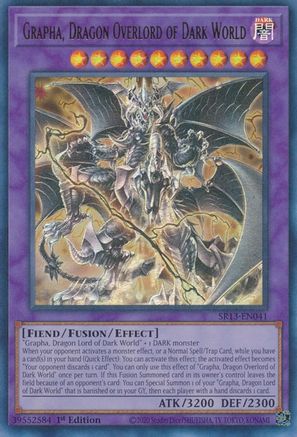 Grapha, Dragon Overlord of Dark World [SR13-EN041] Ultra Rare - Yu-Gi-Oh! - Card Brawlers | Quebec | Canada |