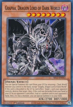Grapha, Dragon Lord of Dark World [SR13-EN043] Common - Yu-Gi-Oh! - Card Brawlers | Quebec | Canada |
