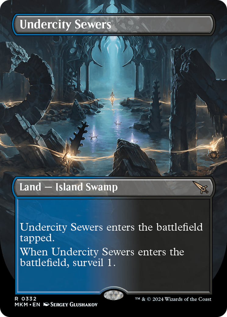 Undercity Sewers (Borderless) [Murders at Karlov Manor] - Magic: The Gathering - Card Brawlers | Quebec | Canada |