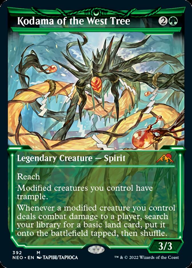 Kodama of the West Tree (Showcase Soft Glow) [Kamigawa: Neon Dynasty] - Magic: The Gathering - Card Brawlers | Quebec | Canada |