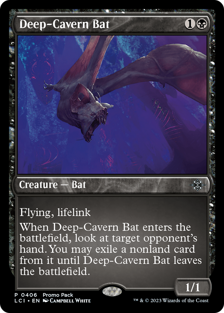 Deep-Cavern Bat [The Lost Caverns of Ixalan Promos] - Magic: The Gathering - Card Brawlers | Quebec | Canada |