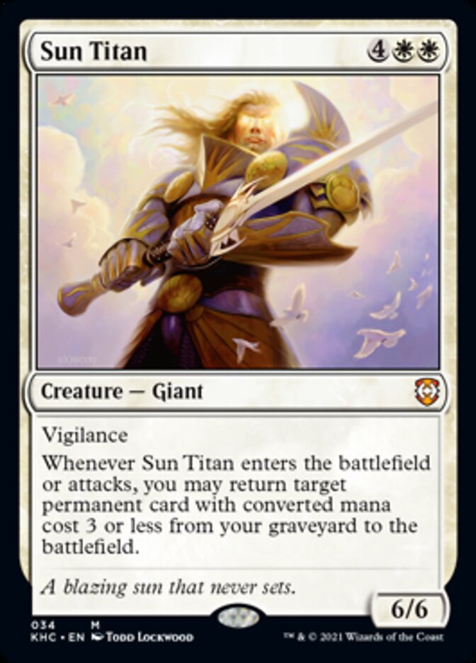 Sun Titan [Kaldheim Commander] - Magic: The Gathering - Card Brawlers | Quebec | Canada |