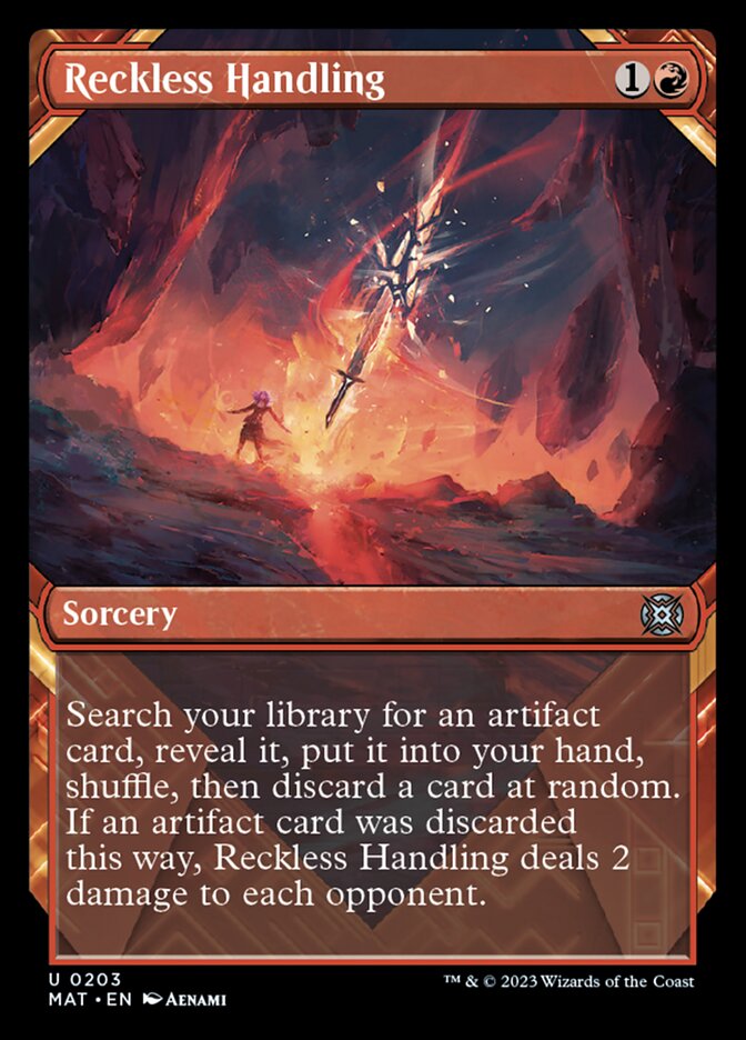Reckless Handling (Showcase Halo Foil) [March of the Machine: The Aftermath] - Magic: The Gathering - Card Brawlers | Quebec | Canada |