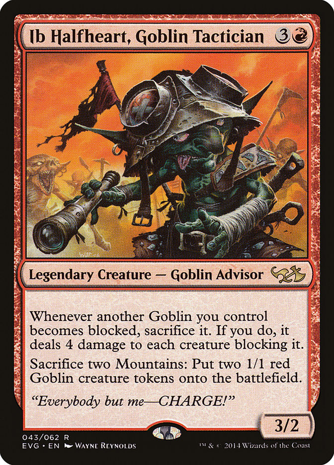 Ib Halfheart, Goblin Tactician (Elves vs. Goblins) [Duel Decks Anthology] - Magic: The Gathering - Card Brawlers | Quebec | Canada |
