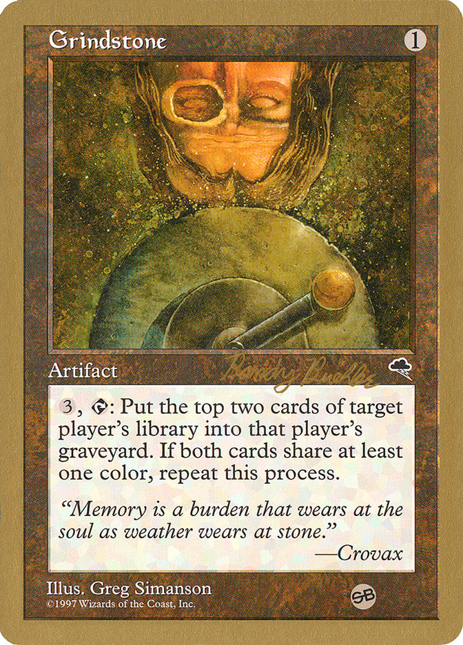 Grindstone (Randy Buehler) (SB) [World Championship Decks 1998] - Magic: The Gathering - Card Brawlers | Quebec | Canada |