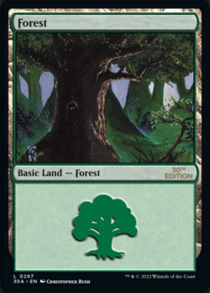 Forest (297) [30th Anniversary Edition] - Magic: The Gathering - Card Brawlers | Quebec | Canada |