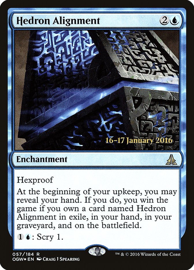Hedron Alignment [Oath of the Gatewatch Prerelease Promos] - Magic: The Gathering - Card Brawlers | Quebec | Canada |