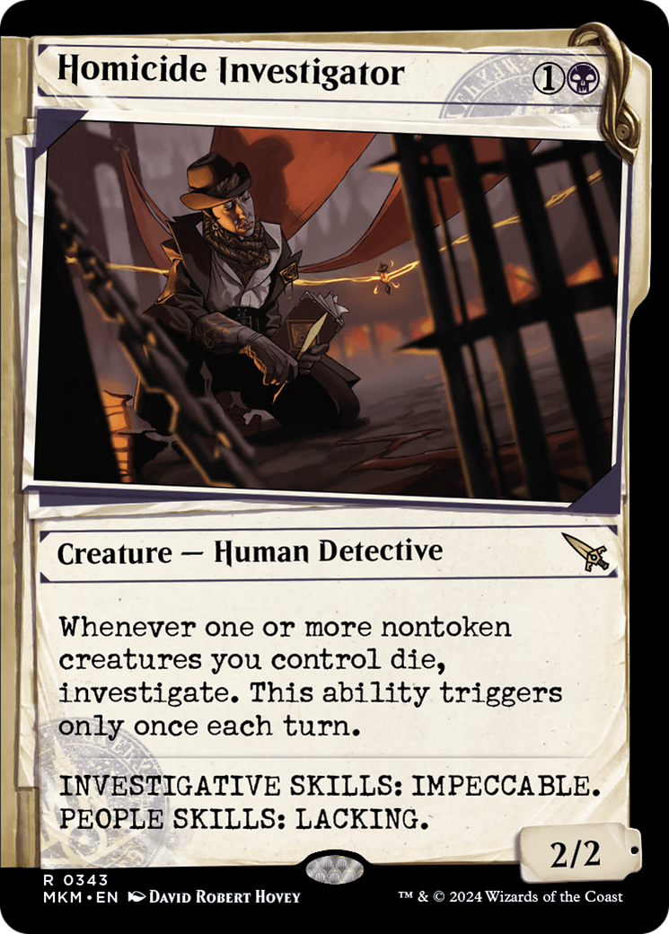 Homicide Investigator (Showcase) [Murders at Karlov Manor] - Magic: The Gathering - Card Brawlers | Quebec | Canada |