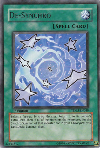 De-Synchro [TDGS-EN049] Rare - Yu-Gi-Oh! - Card Brawlers | Quebec | Canada |