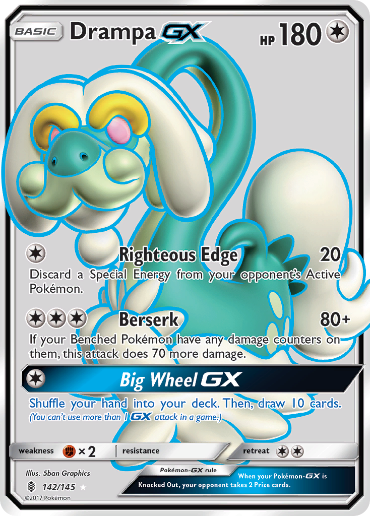 Drampa GX (142/145) [Sun & Moon: Guardians Rising] - Pokémon - Card Brawlers | Quebec | Canada |