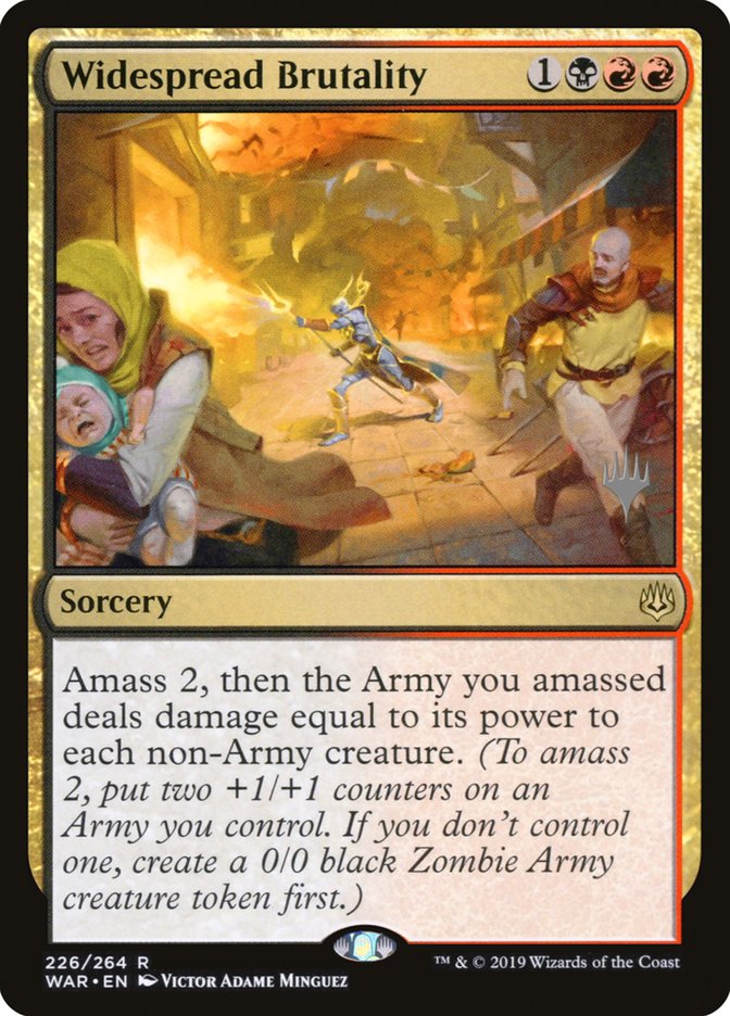 Widespread Brutality (Promo Pack) [War of the Spark Promos] - Magic: The Gathering - Card Brawlers | Quebec | Canada |