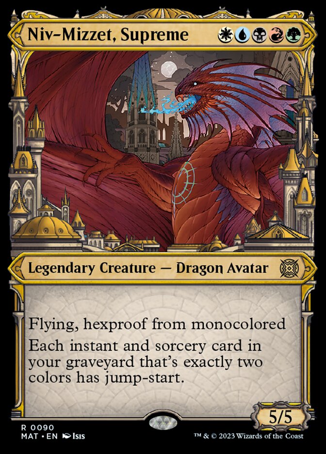 Niv-Mizzet, Supreme (Showcase) [March of the Machine: The Aftermath] - Magic: The Gathering - Card Brawlers | Quebec | Canada |