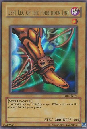 Left Leg of the Forbidden One [LOB-EN121] Ultra Rare - Yu-Gi-Oh! - Card Brawlers | Quebec | Canada |