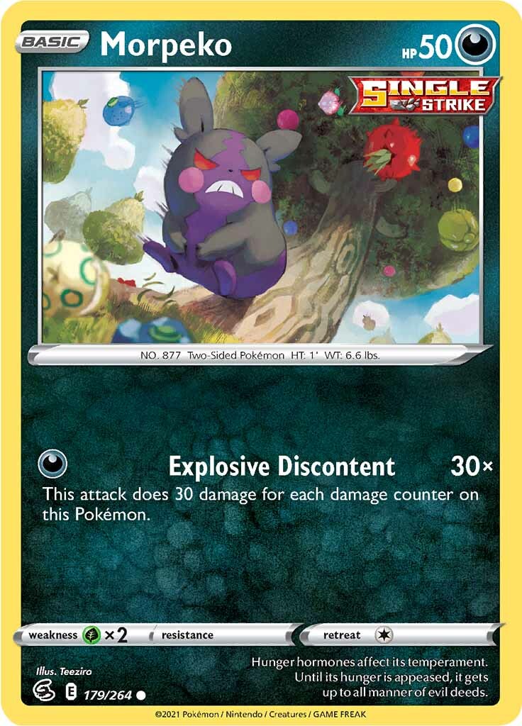 Morpeko (179/264) [Sword & Shield: Fusion Strike] - Pokémon - Card Brawlers | Quebec | Canada |